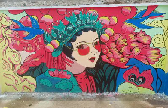  凤冈墙体彩绘-网红墙